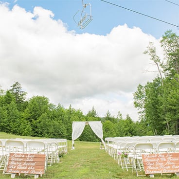A dream slopeside wedding at Sunday River's Grand Summit Hotel